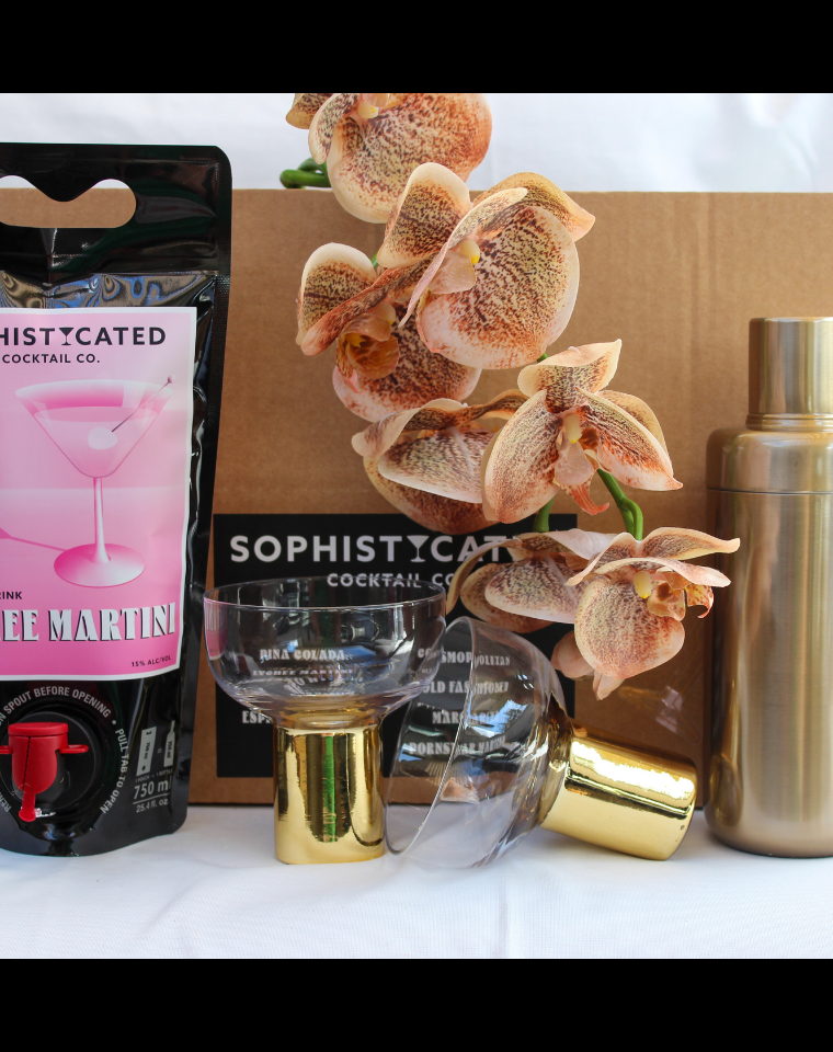 Martini Art Deco Gift Box - Sophisticated Cocktail Co