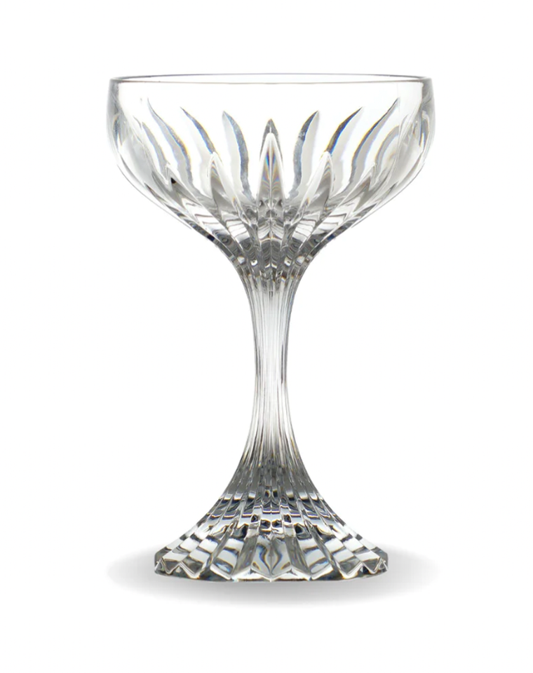 Polycarbonate crystal Cocktail Coupe Set Of 2 - Sophisticated Cocktail Co